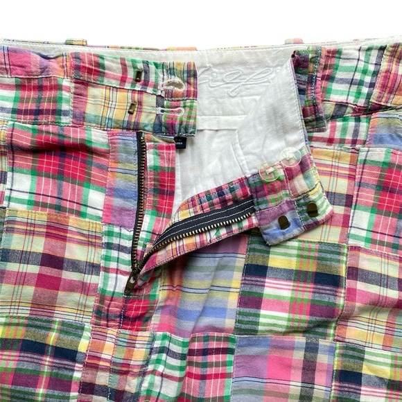 Tommy Hilfiger Pink Preppy Plaid Quilted Patchwork Skirt Size 12 - Picture 5 of 7